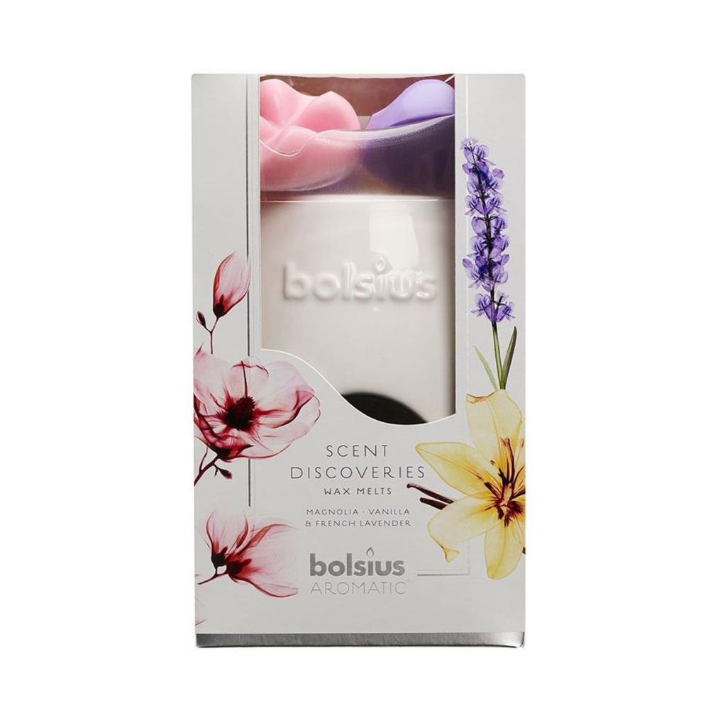 Bolsius Aromatic Wax Melts & Wax Melt Warmer Gift Set £11.69